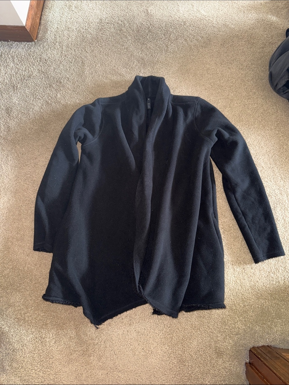 GAIAM Black Open Front Jacket